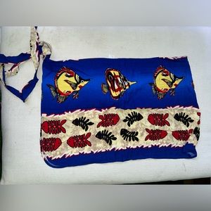 Big time | Vintage Y2K Fish Sarong Beach Wrap Skirt